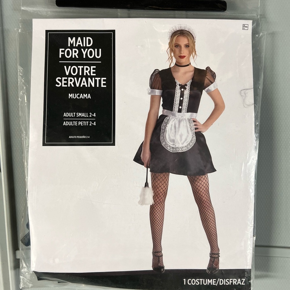 Maid For You Costume SMALL NEW